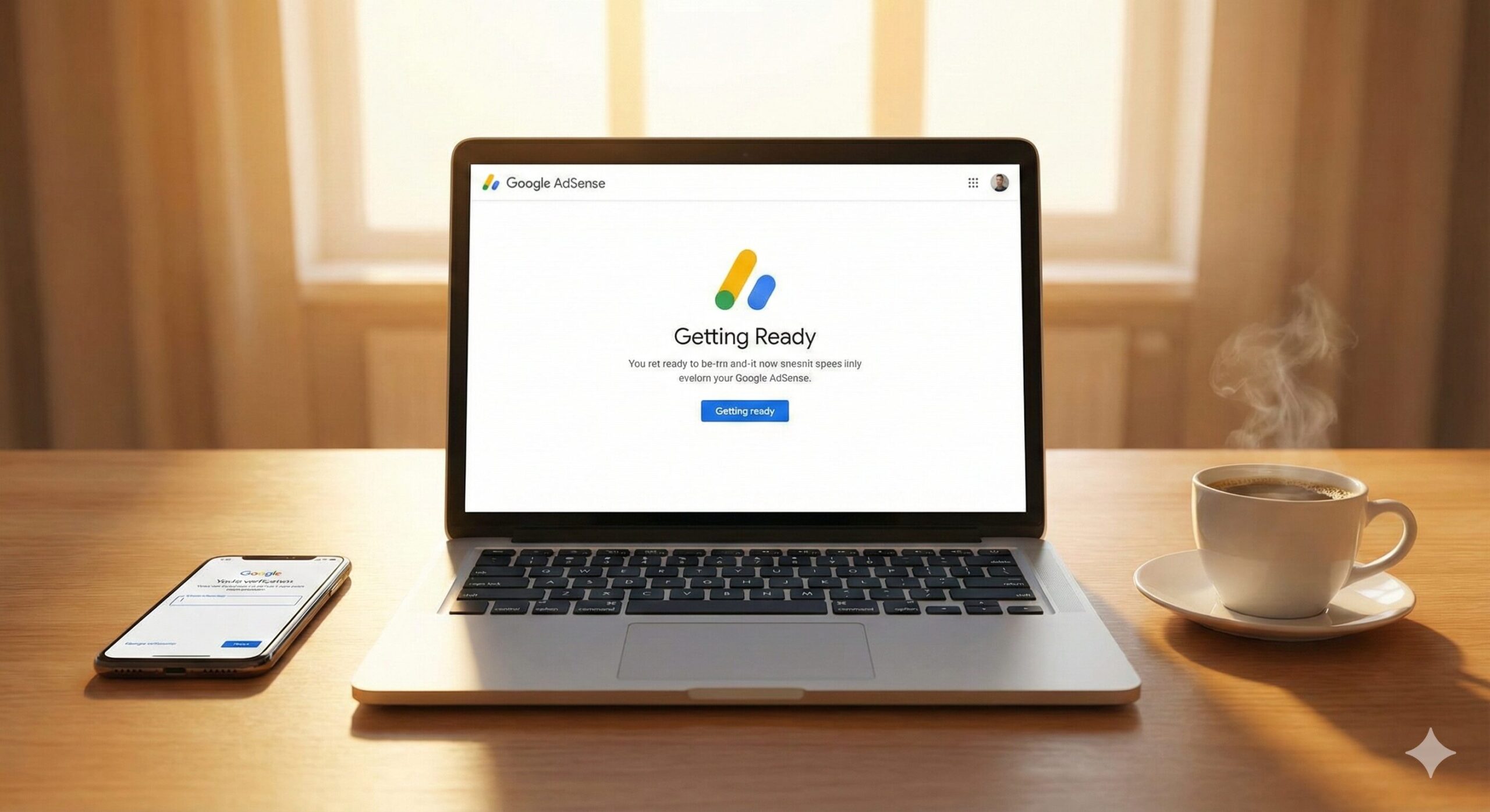 구글 애드센스 중복 계정 해결 후 준비 중 화면과 전화번호 인증 스마트폰